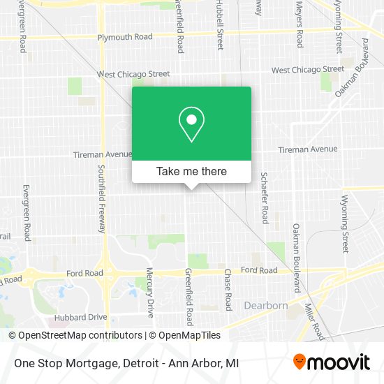 One Stop Mortgage map