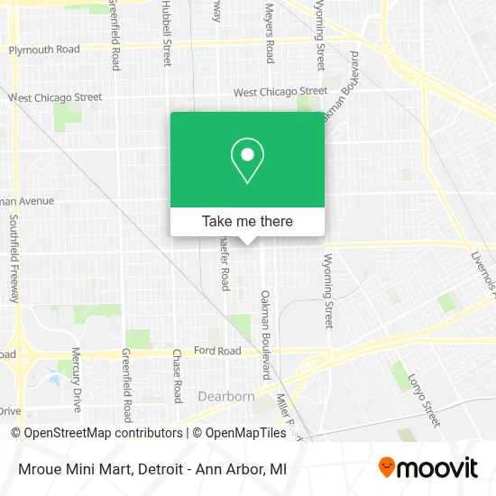 Mroue Mini Mart map