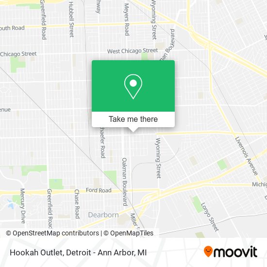 Hookah Outlet map