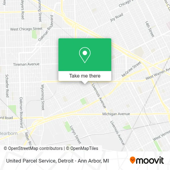 United Parcel Service map