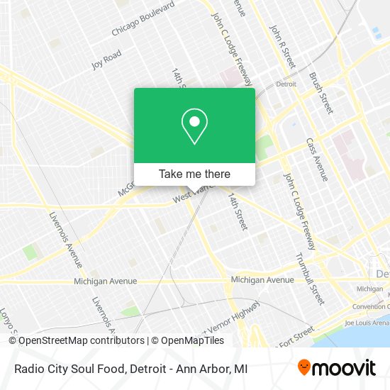 Radio City Soul Food map