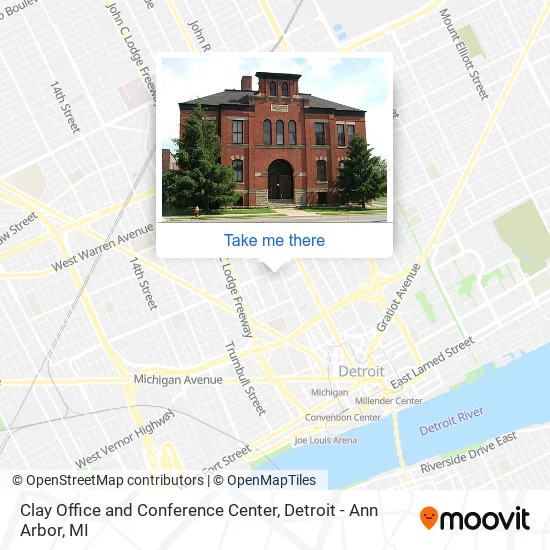 Clay Office and Conference Center map