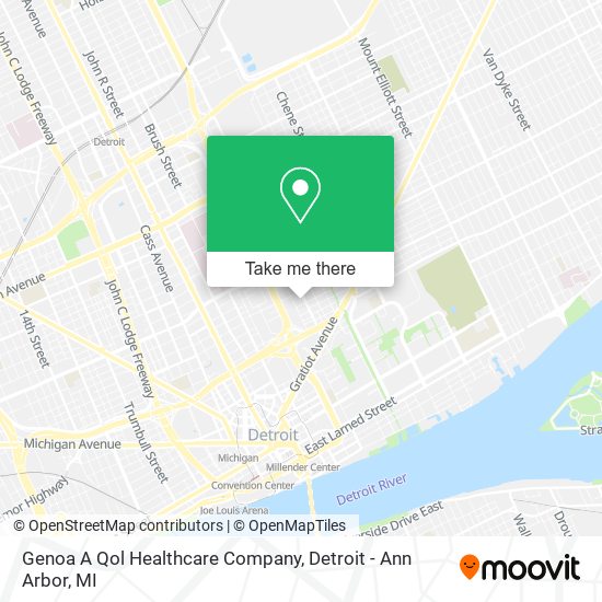 Genoa A Qol Healthcare Company map