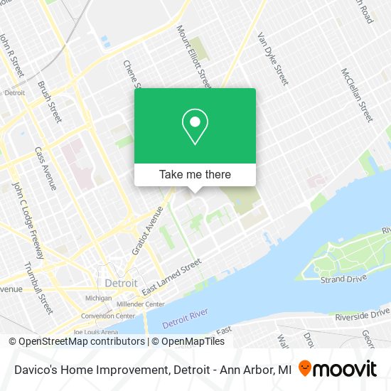 Davico's Home Improvement map