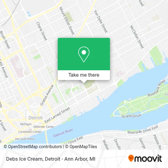 Debs Ice Cream map