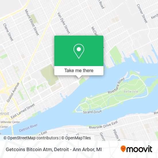 Getcoins Bitcoin Atm map