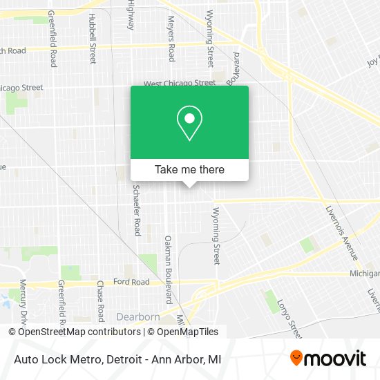Mapa de Auto Lock Metro