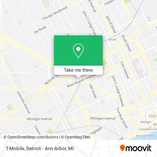 Mapa de T-Mobile