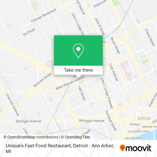 Unique's Fast Food Restaurant map