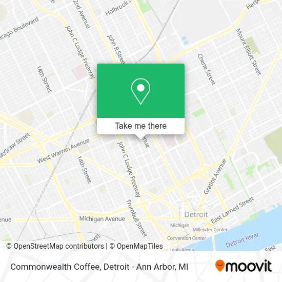 Commonwealth Coffee map