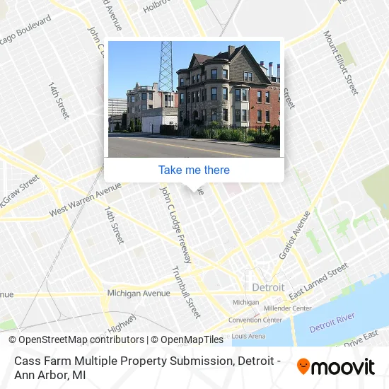 Cass Farm Multiple Property Submission map