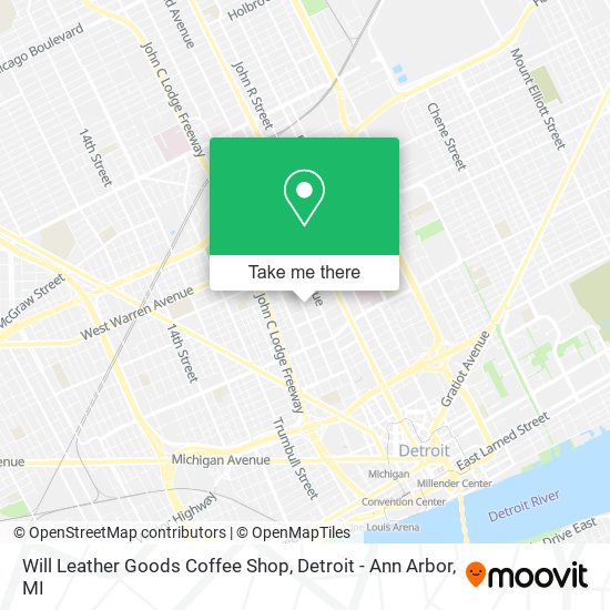 Mapa de Will Leather Goods Coffee Shop