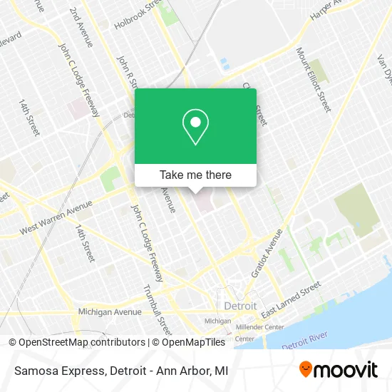 Samosa Express map