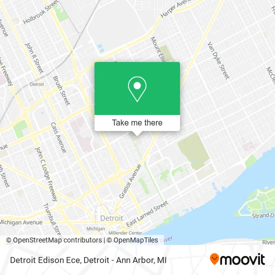 Detroit Edison Ece map