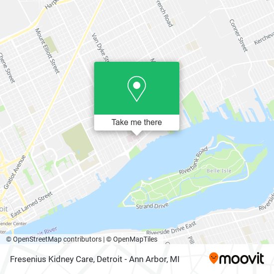 Fresenius Kidney Care map