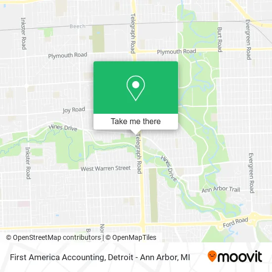 First America Accounting map