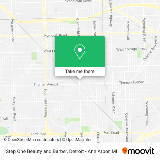 Step One Beauty and Barber map