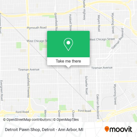 Mapa de Detroit Pawn Shop