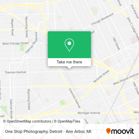One Stop Photography map