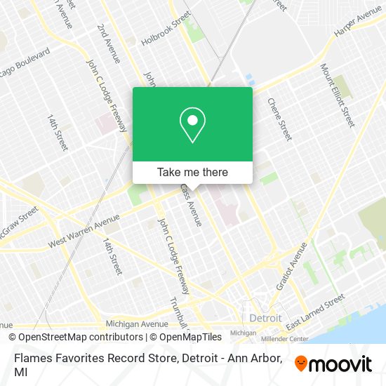 Mapa de Flames Favorites Record Store