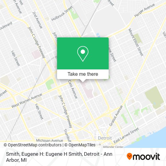 Smith, Eugene H: Eugene H Smith map