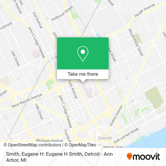 Smith, Eugene H: Eugene H Smith map