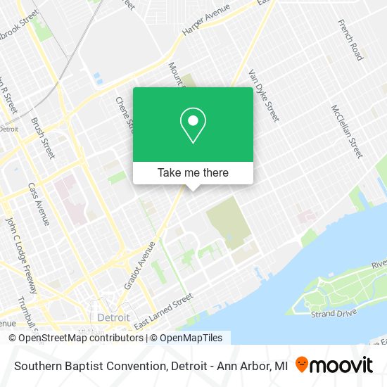 Southern Baptist Convention map