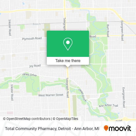 Total Community Pharmacy map