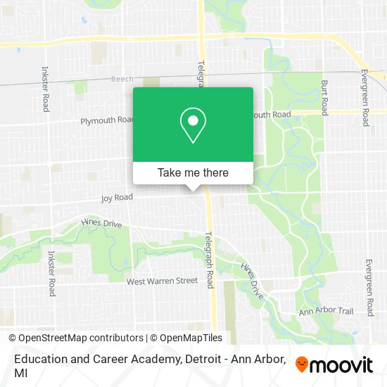 Education and Career Academy map