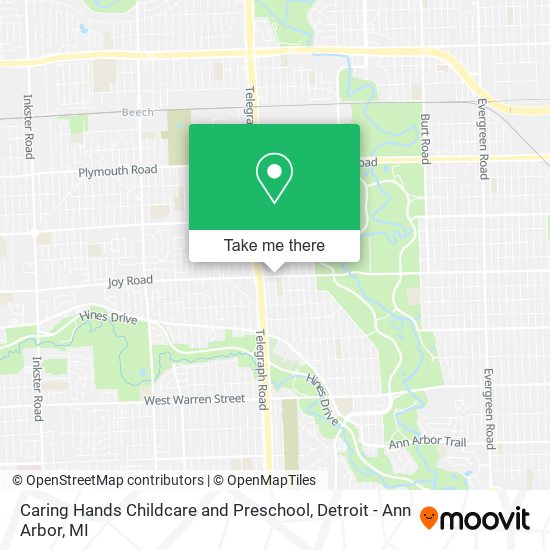 Caring Hands Childcare and Preschool map