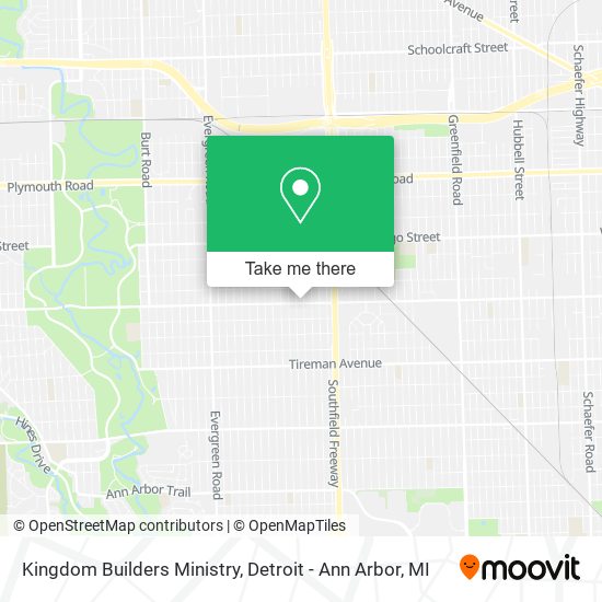 Kingdom Builders Ministry map
