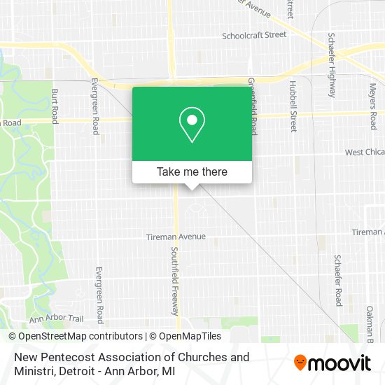 Mapa de New Pentecost Association of Churches and Ministri