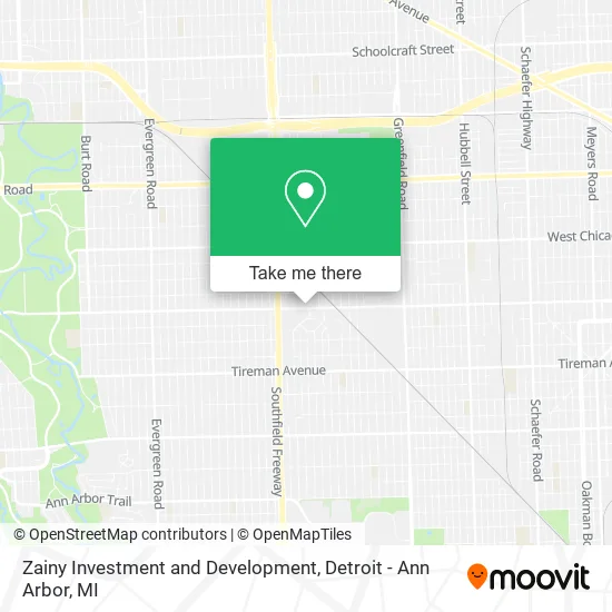 Zainy Investment and Development map