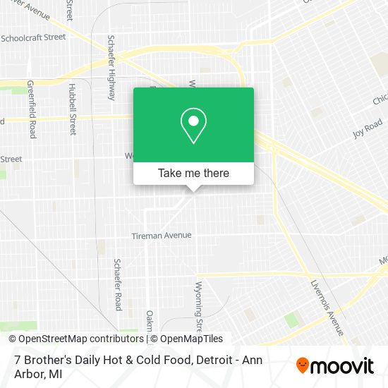 7 Brother's Daily Hot & Cold Food map