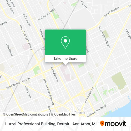 Hutzel Professional Building map
