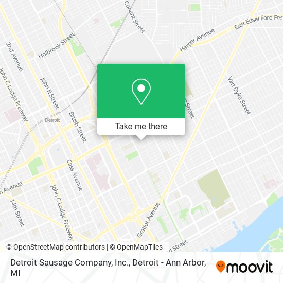 Detroit Sausage Company, Inc. map