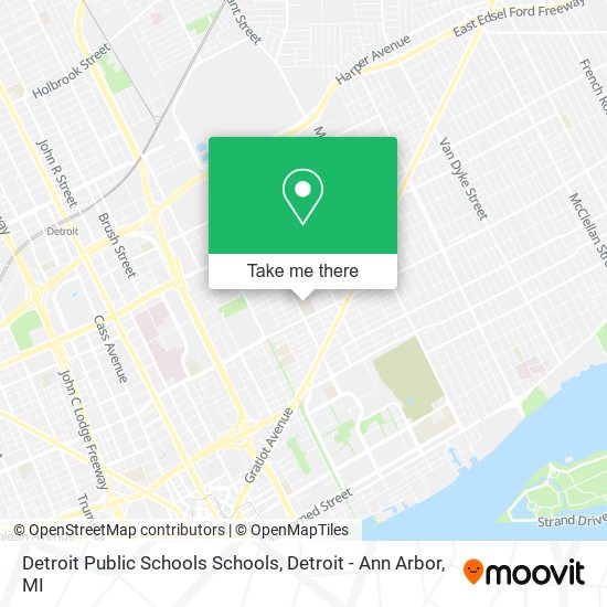 Mapa de Detroit Public Schools Schools