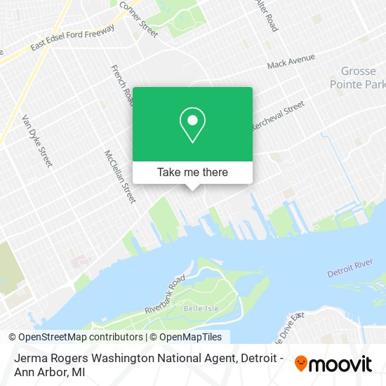 Mapa de Jerma Rogers Washington National Agent