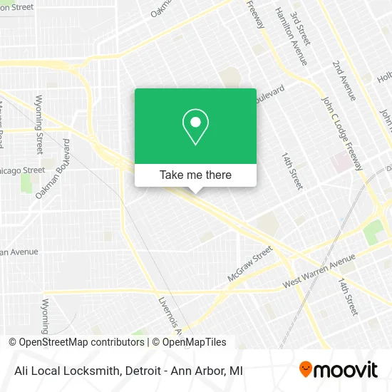 Ali Local Locksmith map