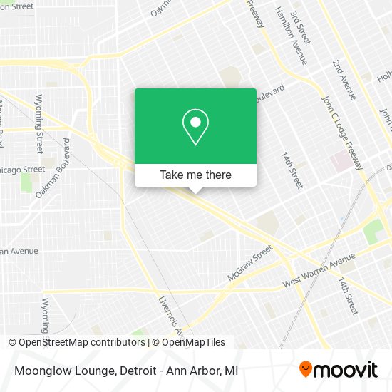 Moonglow Lounge map