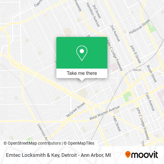 Emtec Locksmith & Key map