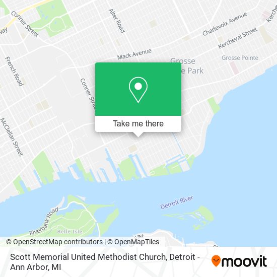 Mapa de Scott Memorial United Methodist Church