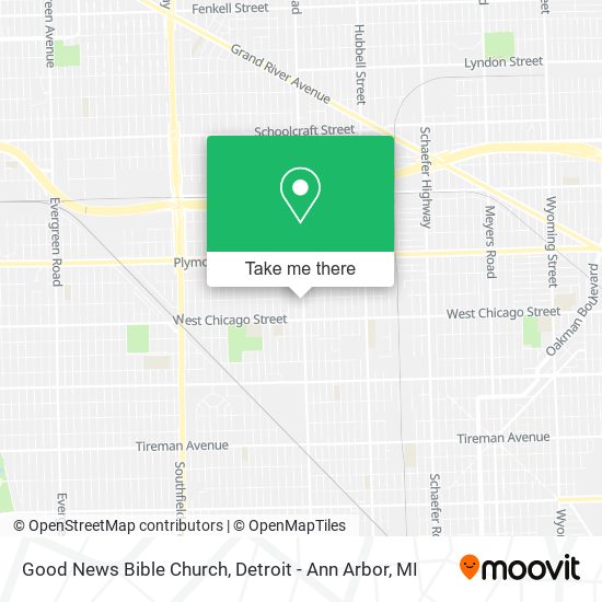 Good News Bible Church map