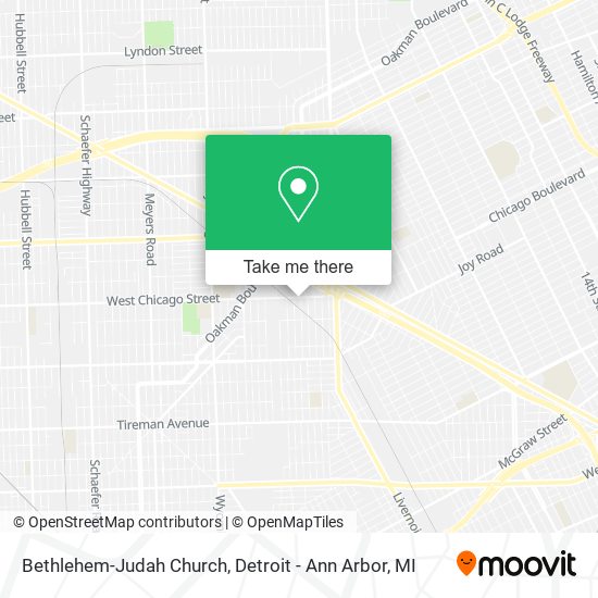 Mapa de Bethlehem-Judah Church