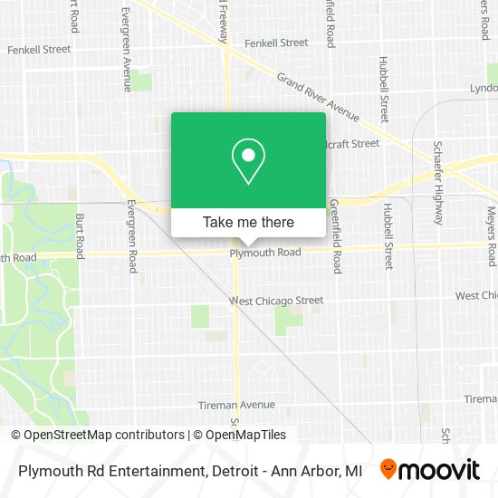 Mapa de Plymouth Rd Entertainment