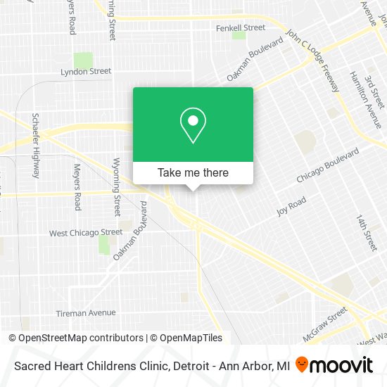 Mapa de Sacred Heart Childrens Clinic