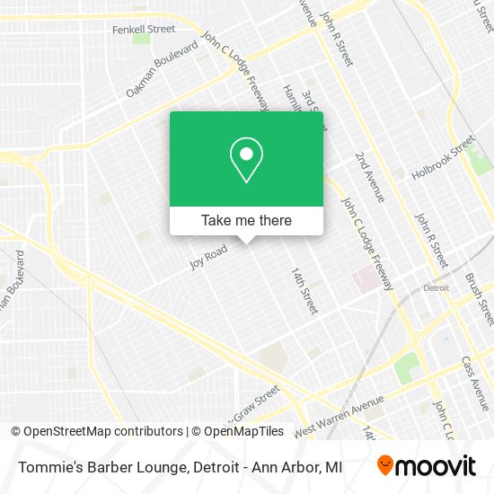 Mapa de Tommie's Barber Lounge