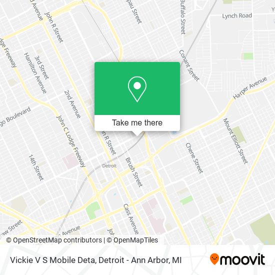 Mapa de Vickie V S Mobile Deta