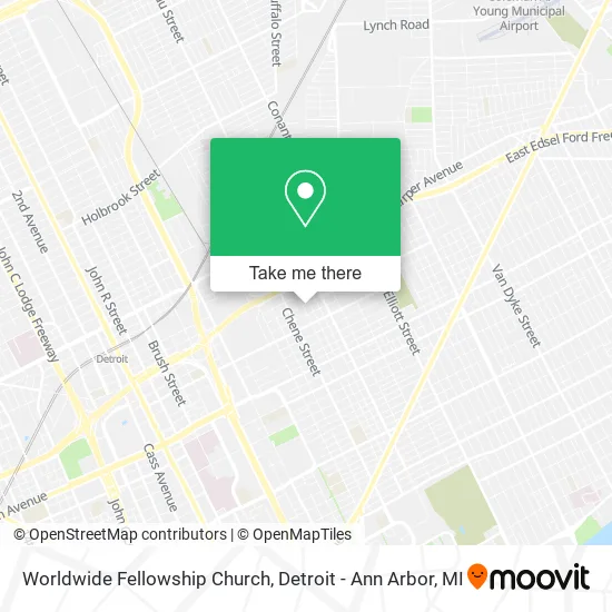 Worldwide Fellowship Church map