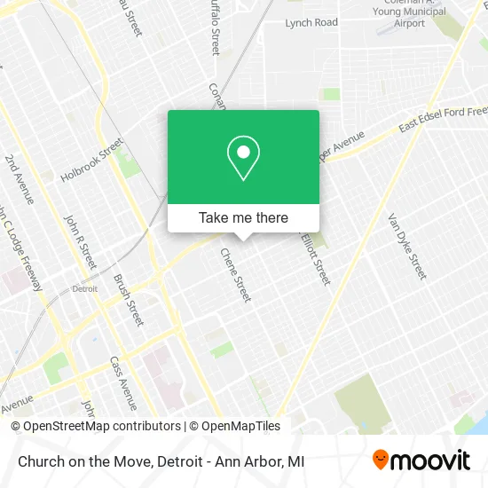 Church on the Move map